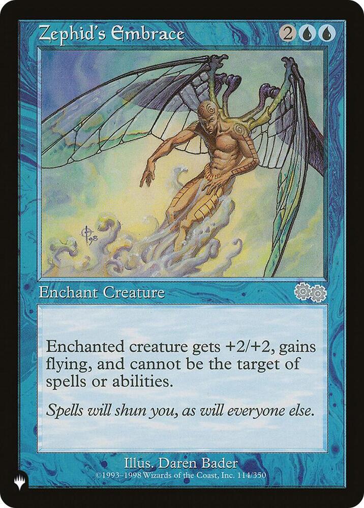 Zephids Embrace - The List